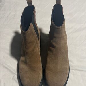Marc Fisher Brown Suede Ankle Boots